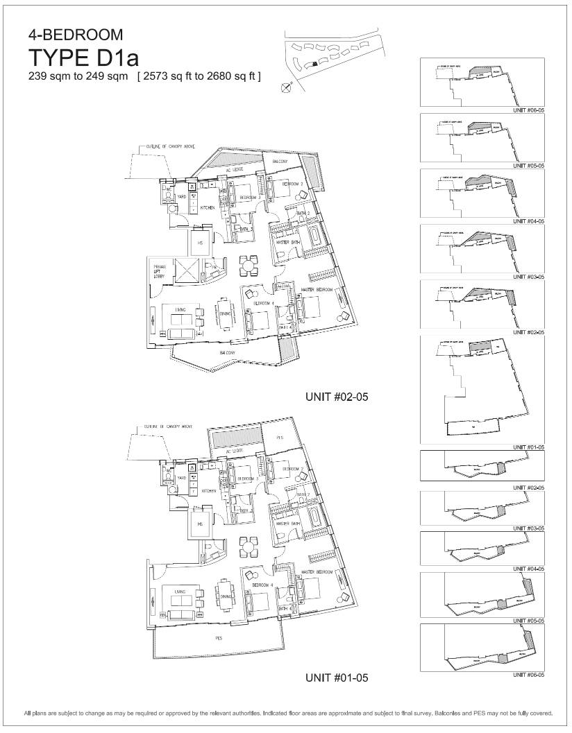 Corals at Keppel Bay 1 Bedroom Floor Plan 26