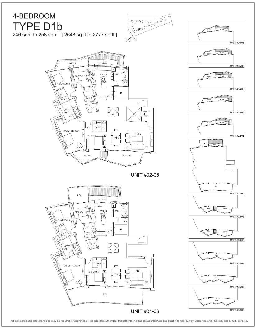 Corals at Keppel Bay 1 Bedroom Floor Plan 27