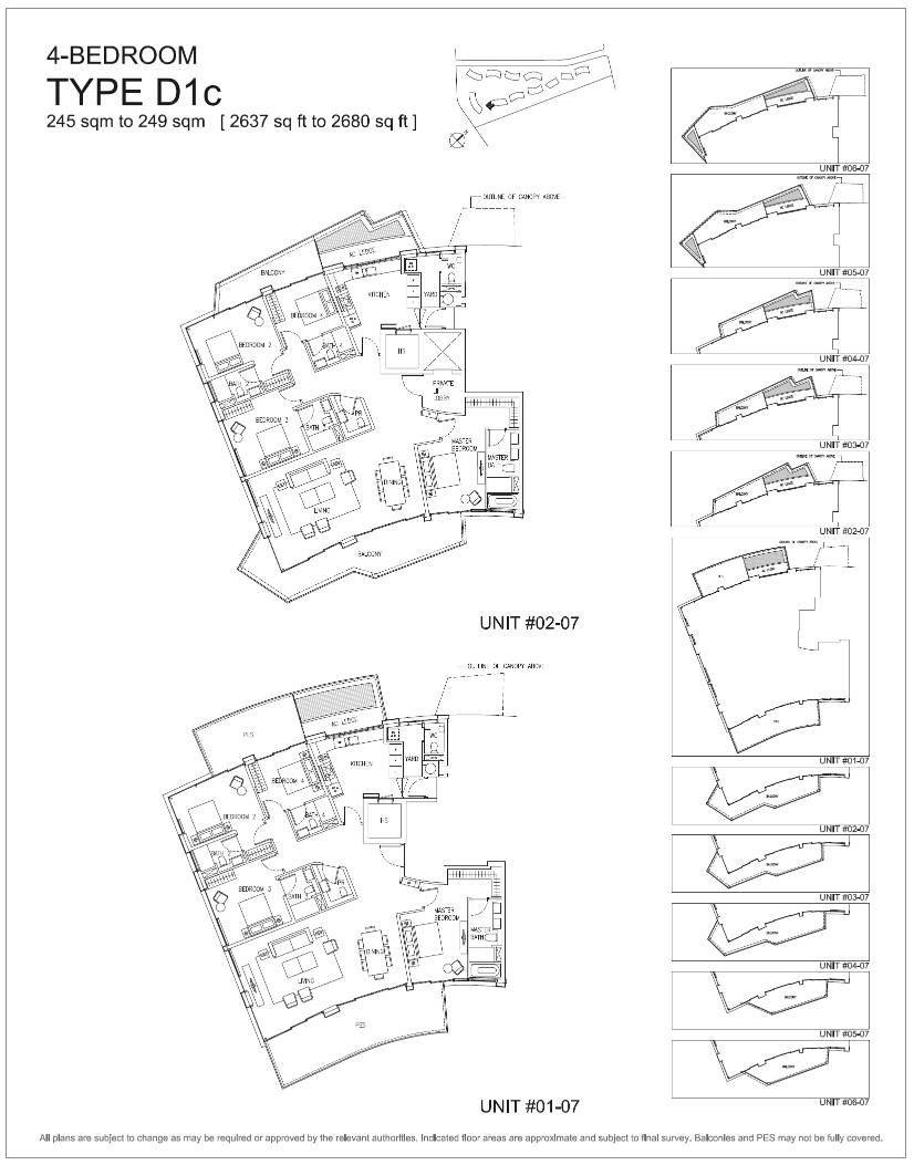 Corals at Keppel Bay 1 Bedroom Floor Plan 28