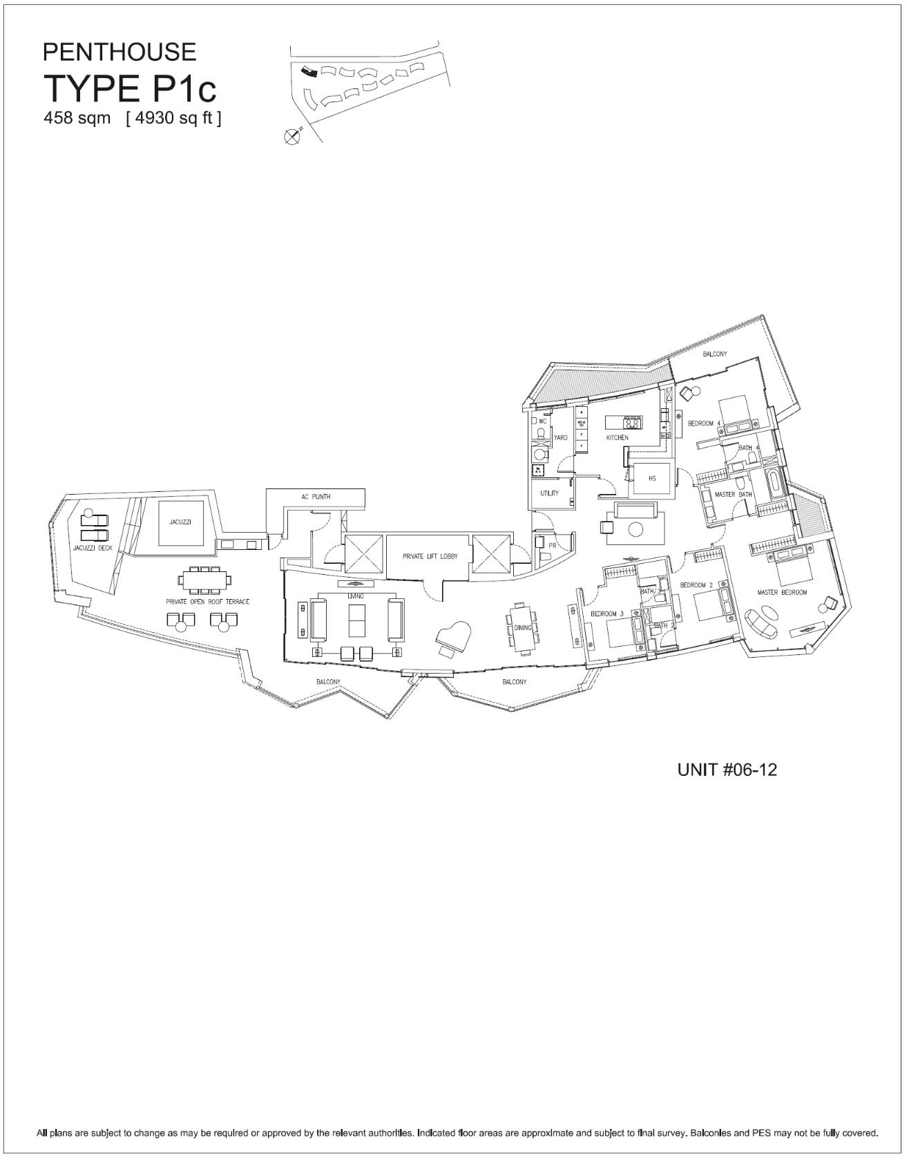 Corals at Keppel Bay 1 Bedroom Floor Plan 31