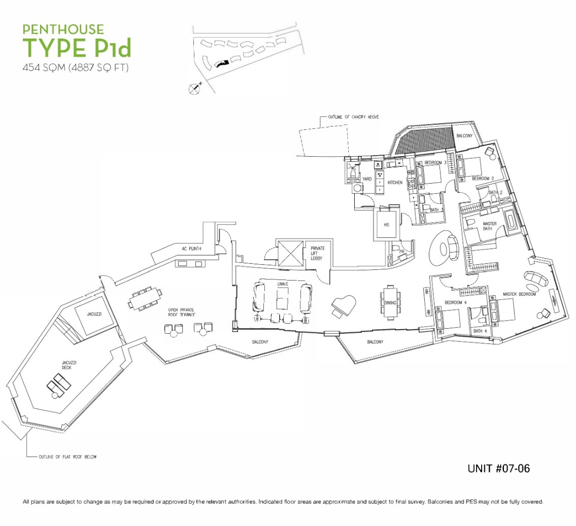 Corals at Keppel Bay 1 Bedroom Floor Plan 32
