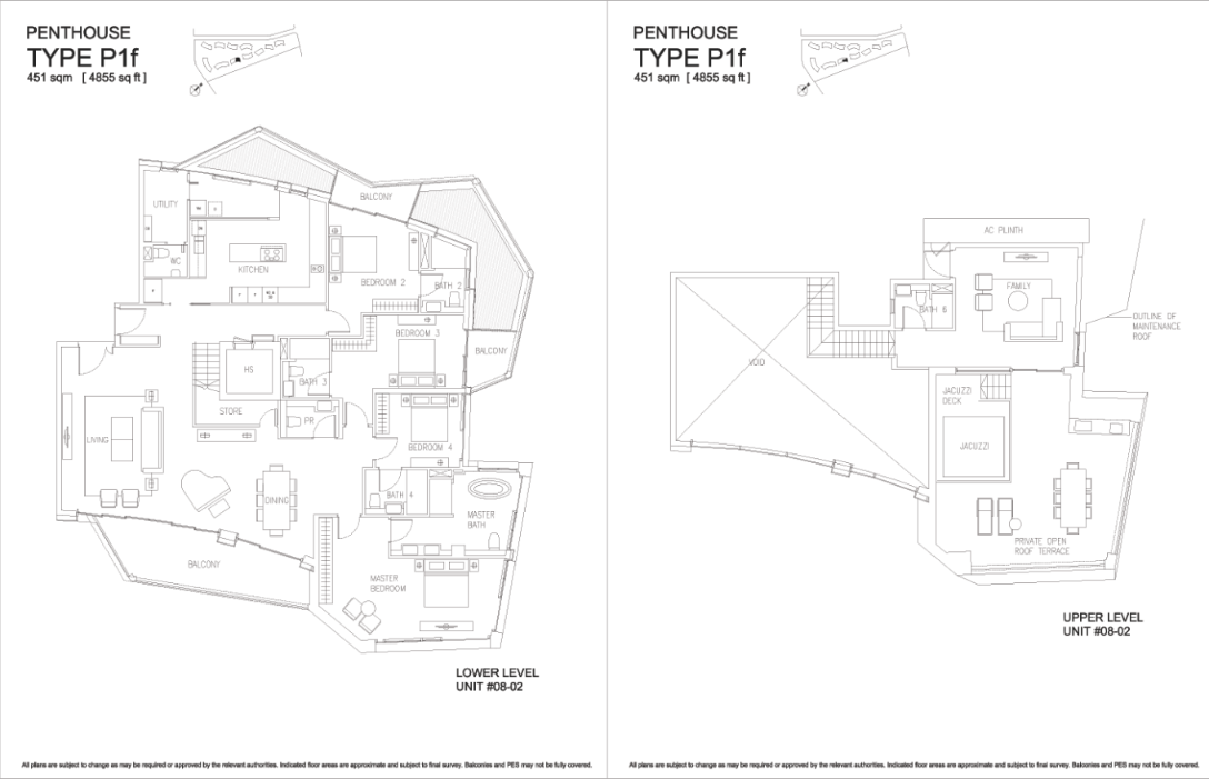 Corals at Keppel Bay 1 Bedroom Floor Plan 34
